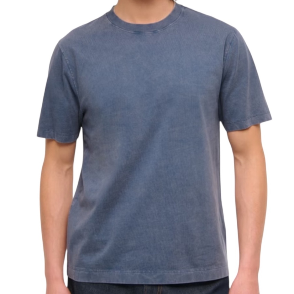 Abercrombie & Fitch Classic Polished Tee | Vintage Indigo | Size M